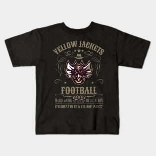 Yellow Jackets Football Kids T-Shirt